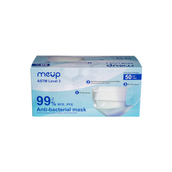 MEUP 醫生口罩 ASTM Level 3(獨立包裝 50個)